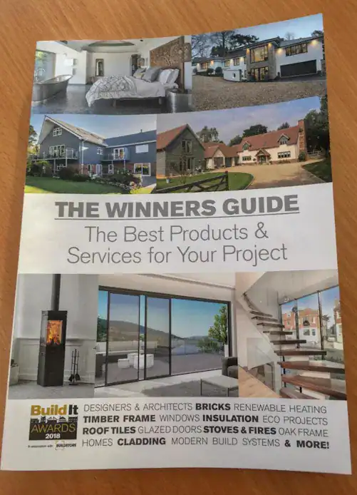 The Winners Guide Build it Awards front cover.