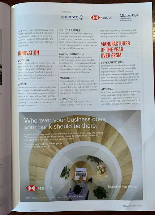 Article from Insider Magazine about Moduloft.