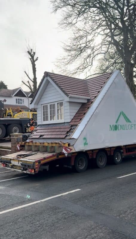 14. Modules arrive on site ready to be lifted into place.