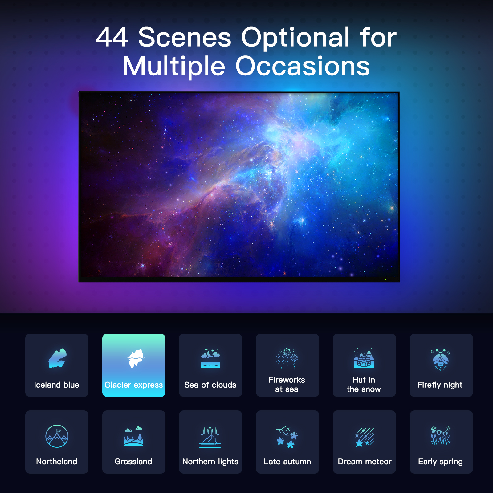 Luz fondo para TV Smart hasta 65 pulgadas - Imagen 2