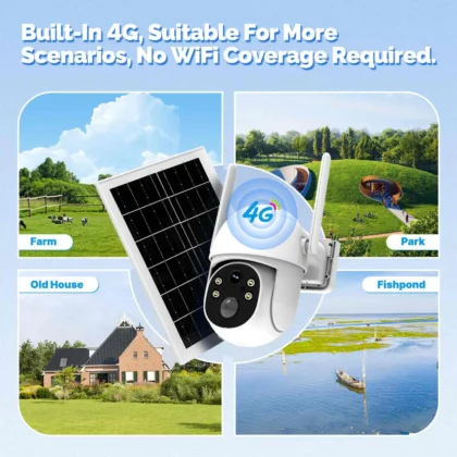 Camara 4G Solar Outdoor
