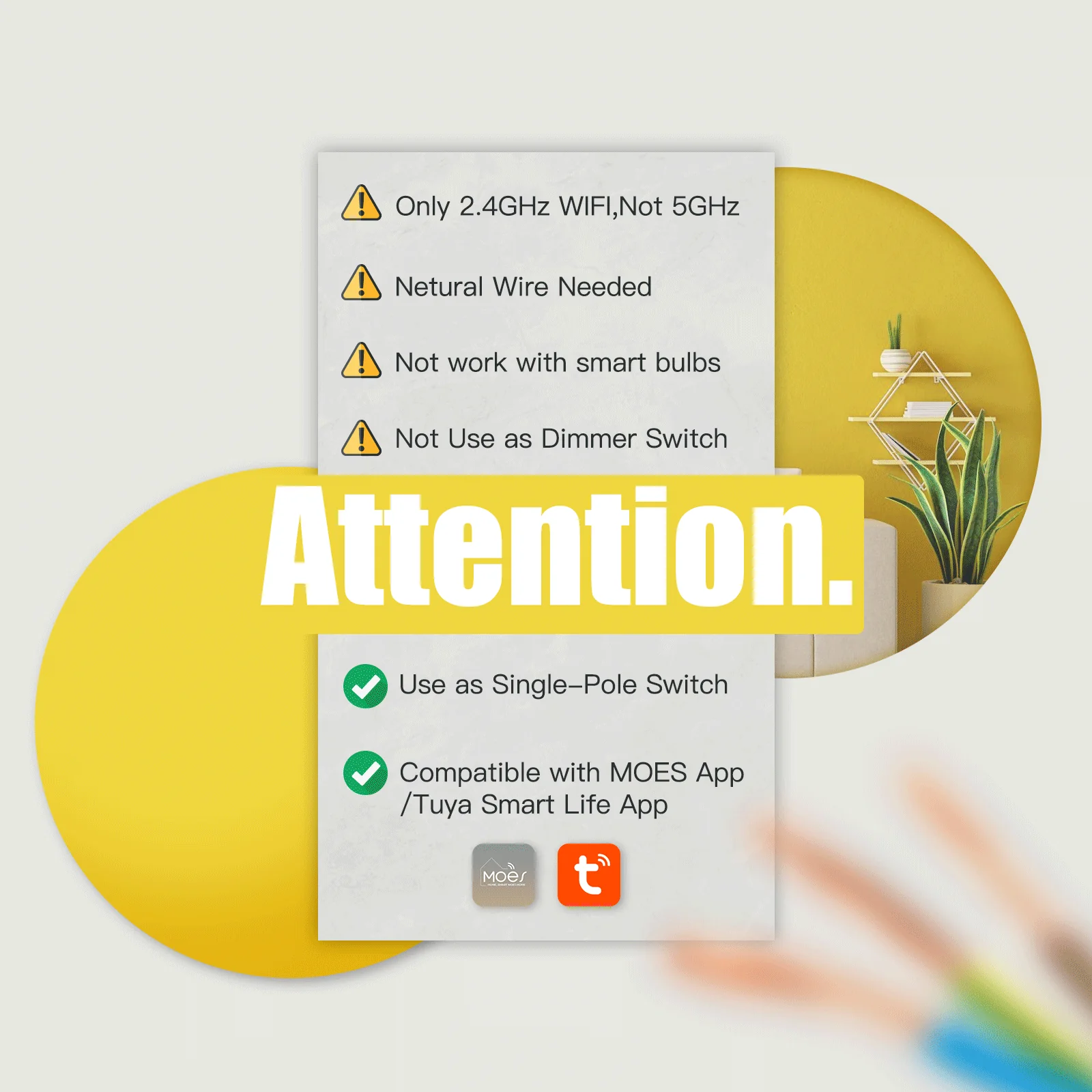 Interruptor WIFI Smart. Con Neutro. Fisico - Imagen 6