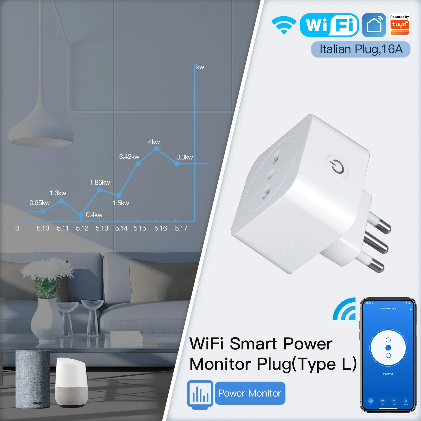 Enchufe inteligente WIFI