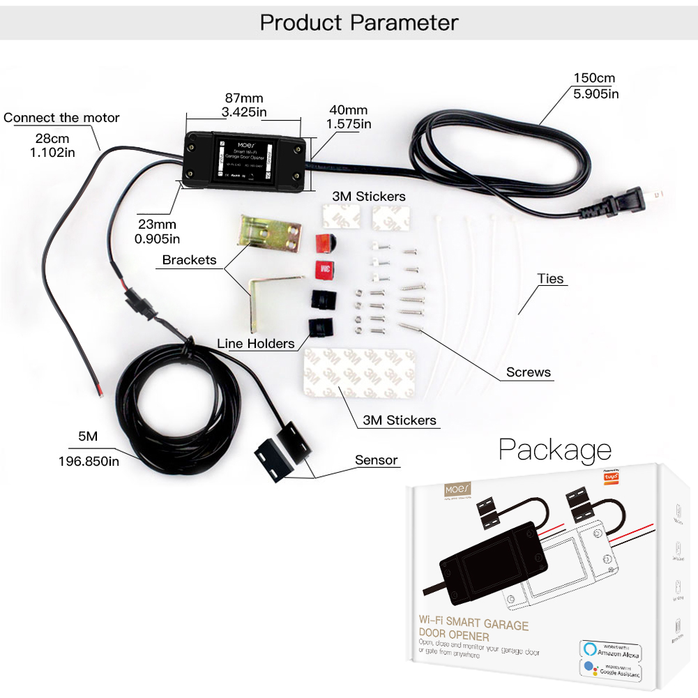 Abridor de portón o garage WIFI con Imanes - Imagen 4