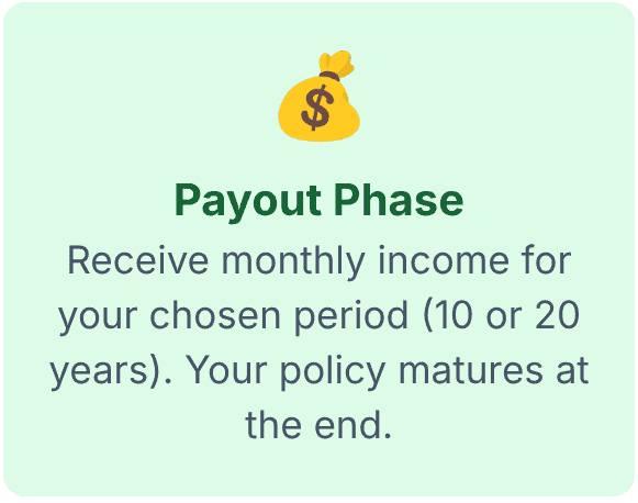 Etiqa Enrich Retirement review_The Payout Phase