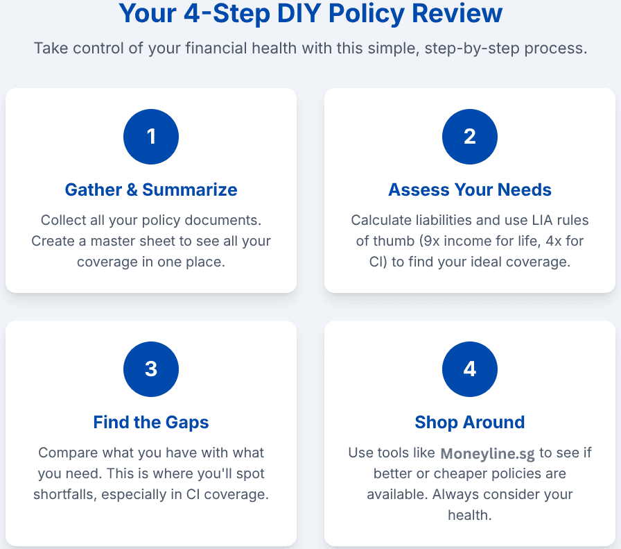 Your Step-by-Step Guide to a DIY Insurance Policy Review in Singapore
