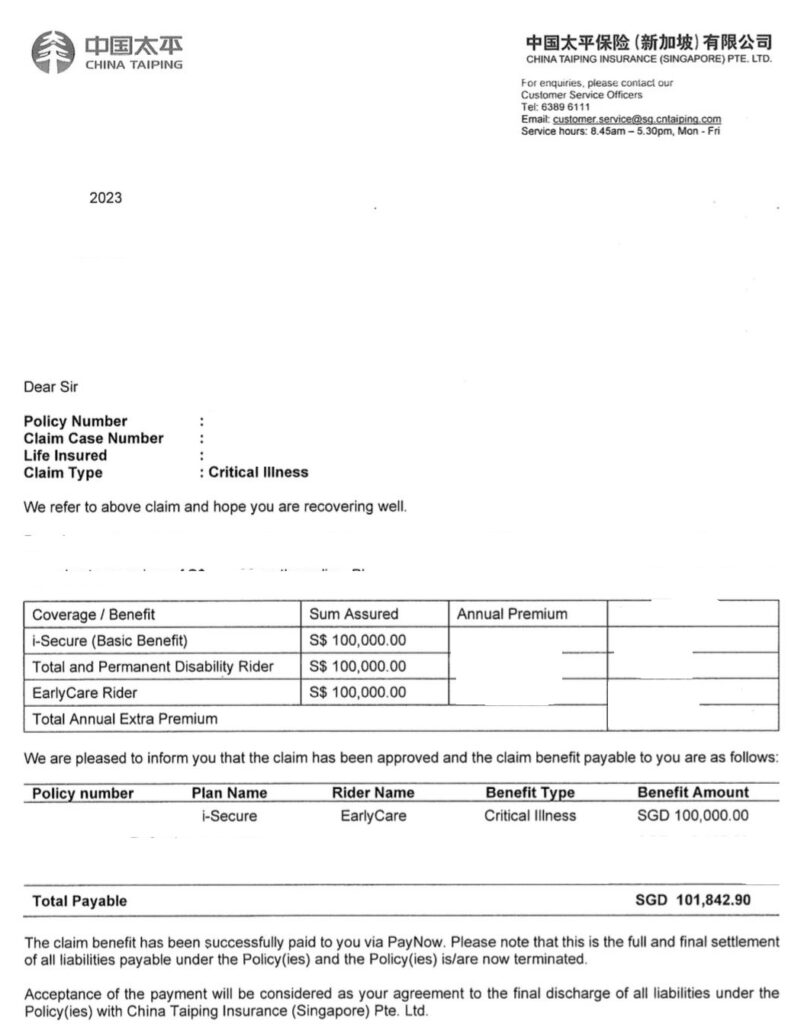 Severe Heart Attack Claim