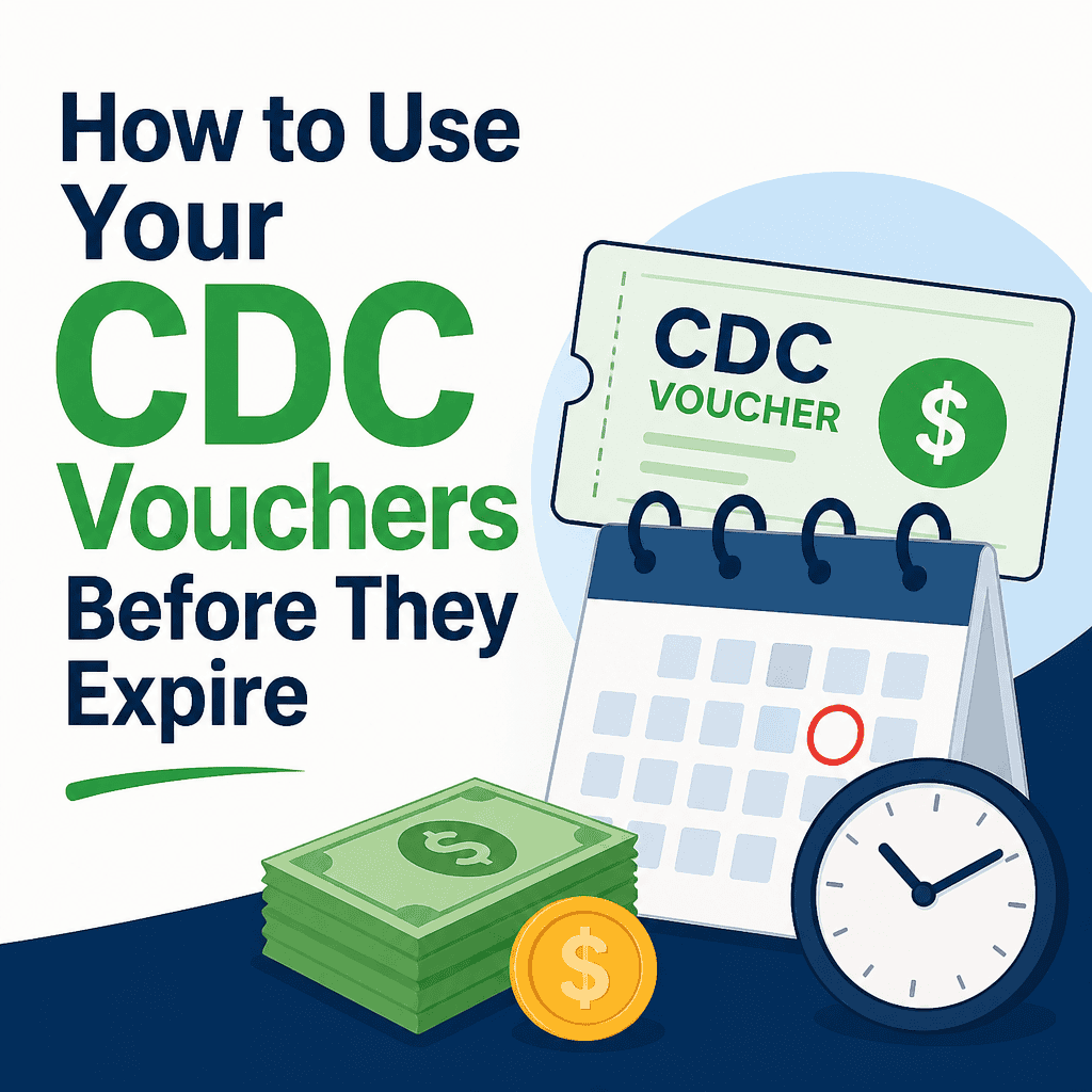 Guide on how to use CDC vouchers before they expire, including tips on government financial benefits and planning.