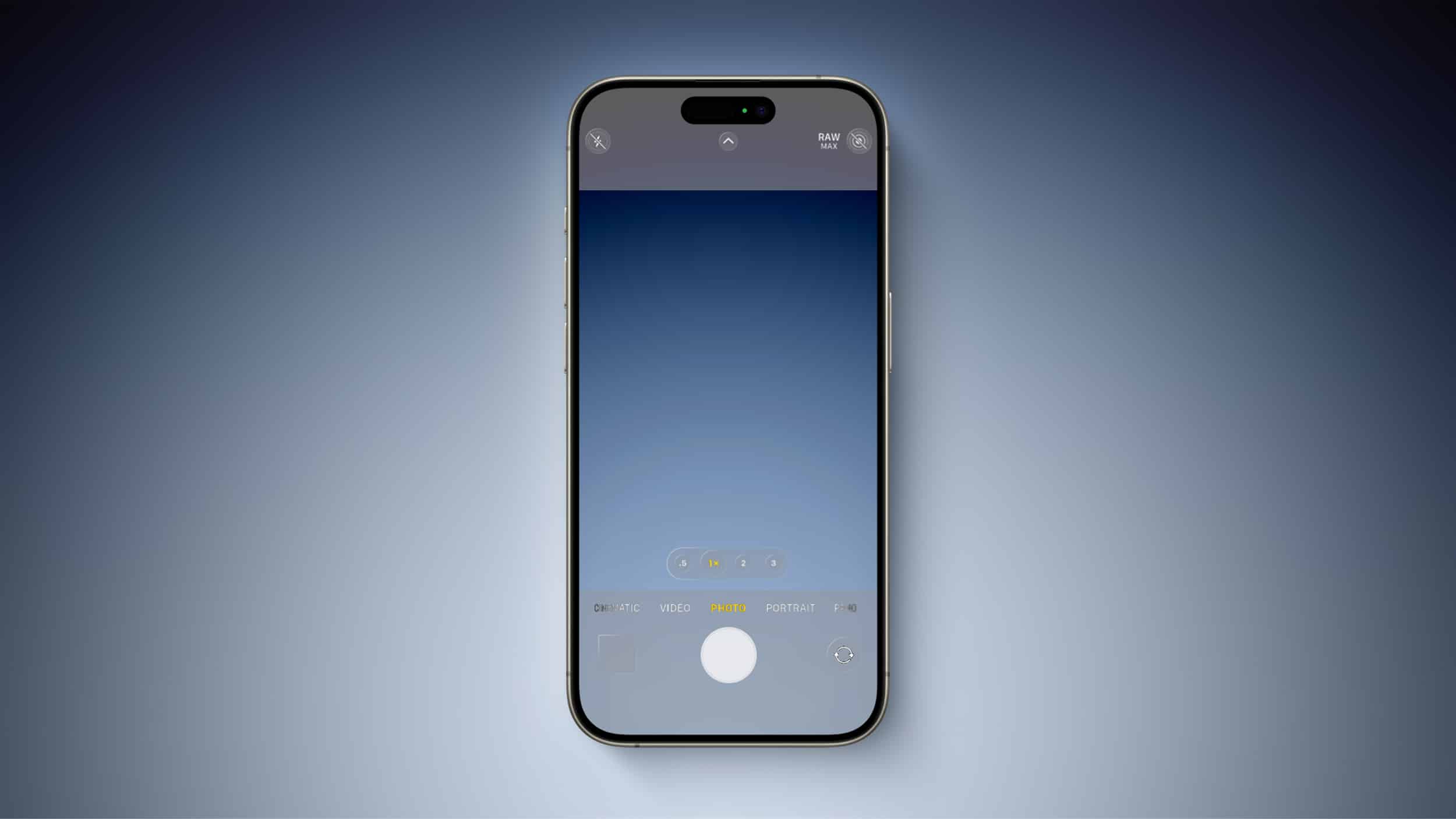 iOS pode adotar o visual do VisionOS no app Câmera.