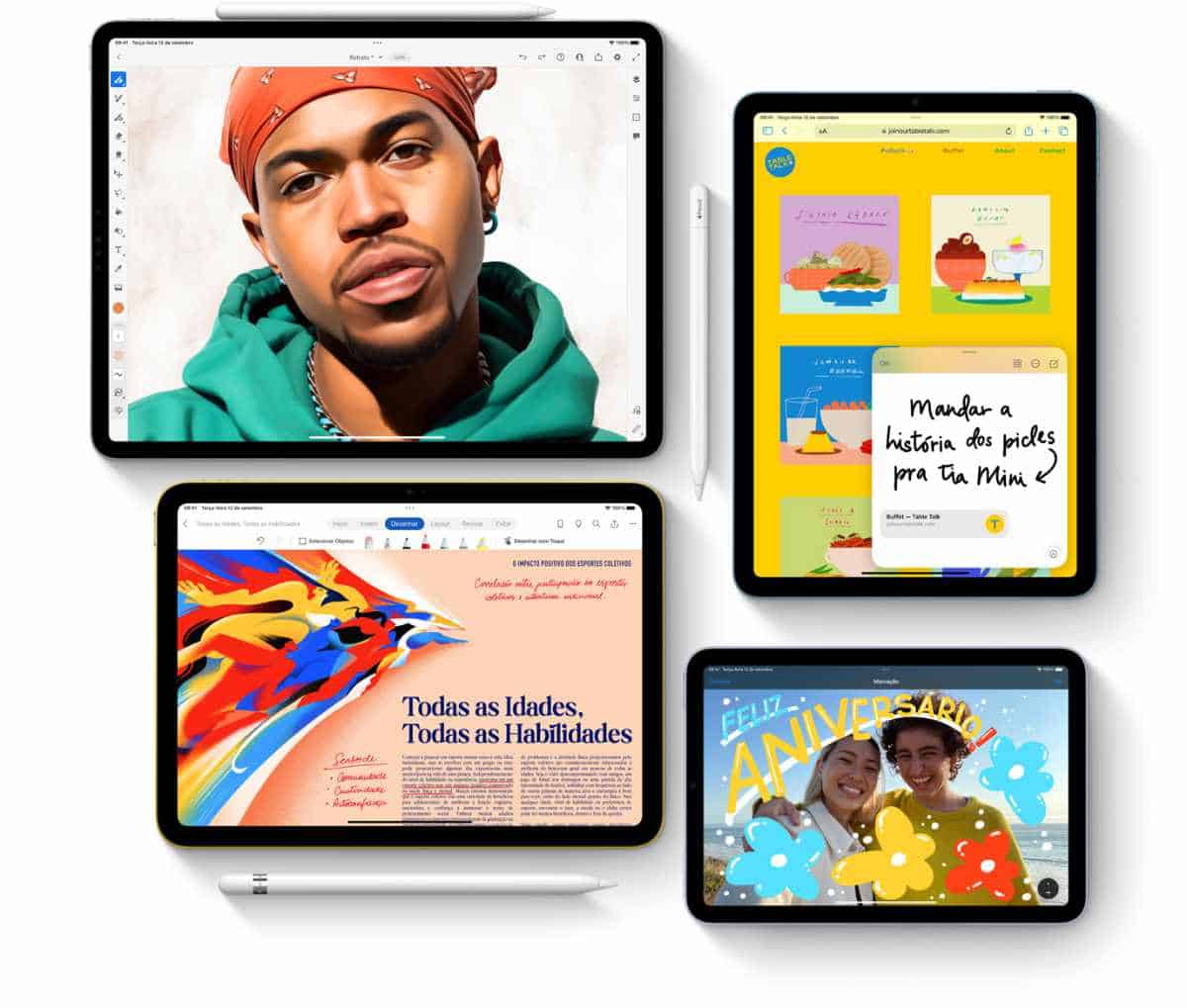 Apple Pencil 3 poderá ser lançado em breve.
