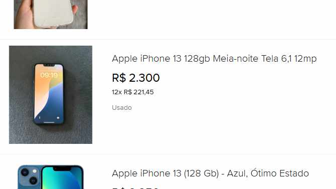 Qual o preço do iPhone 13 usado? Check-up de compra básico