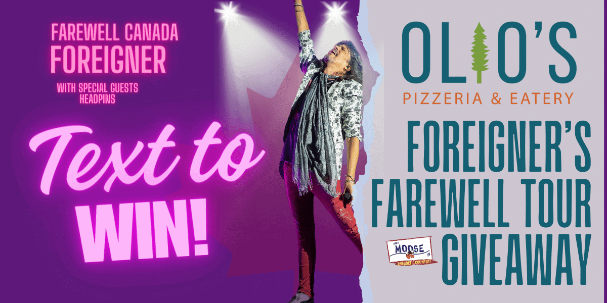 Olio’s Foreigner’s Farewell Tour Giveaway!