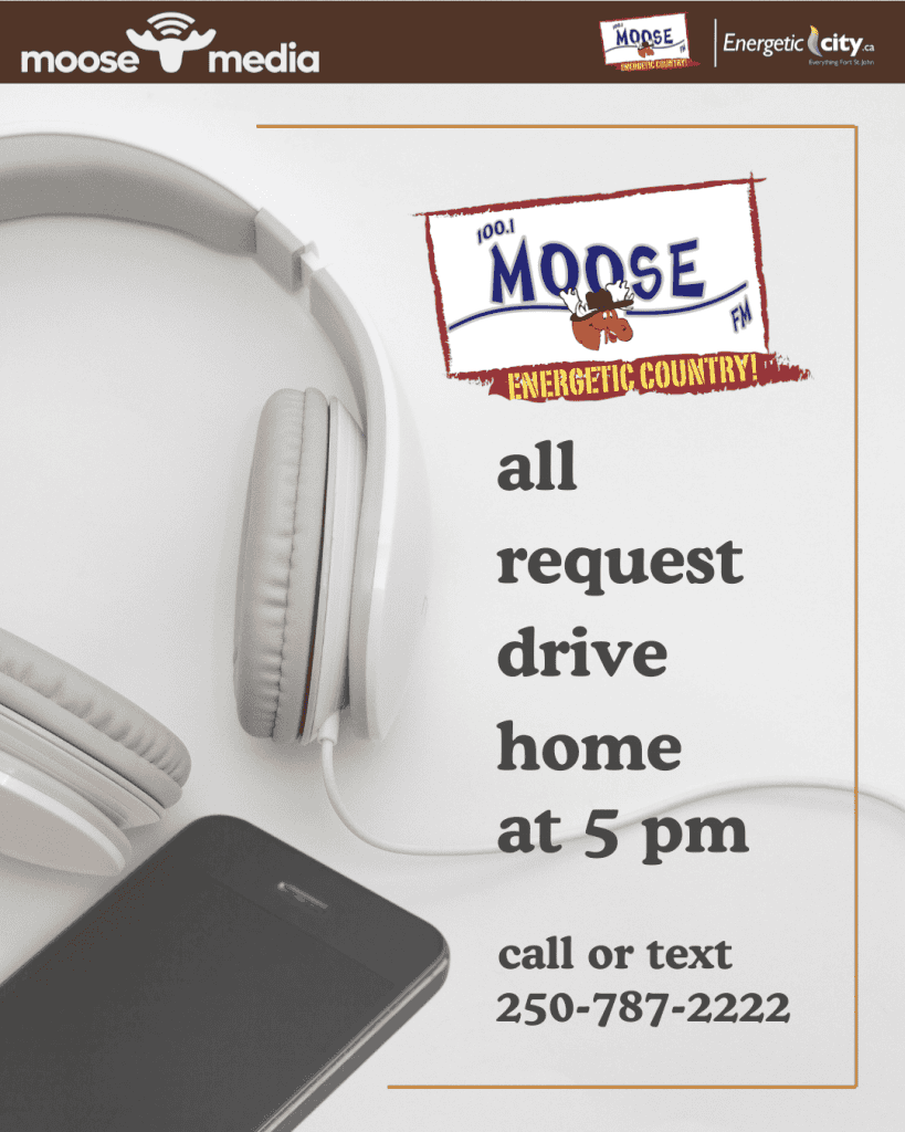 MooseMedia's All Request Ride Home service available at 5 pm.