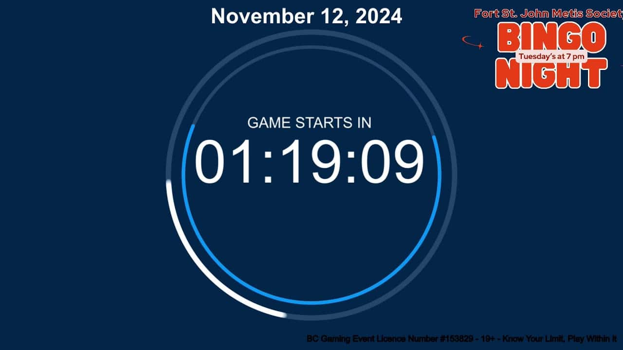 Metis Society Bingo – NOVEMBER 12, 2024