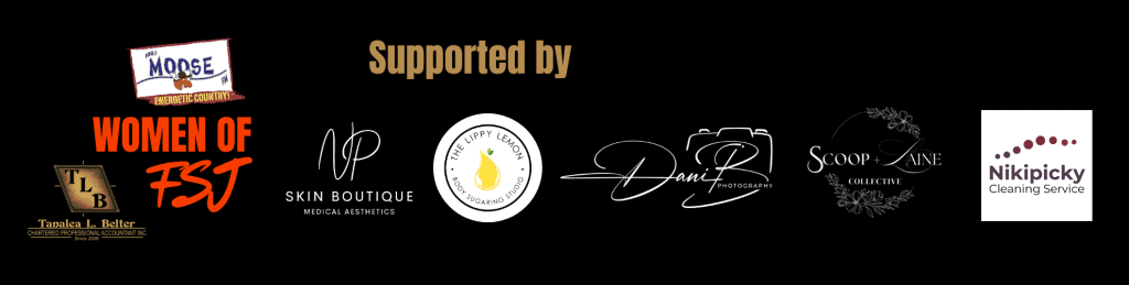 MooseMedia business sponsorship banner with logos of local brands and organizations.