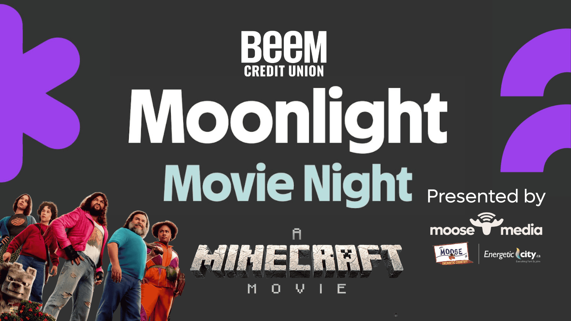 Beem Credit Union Midnight Movies – The Minecraft Movie!