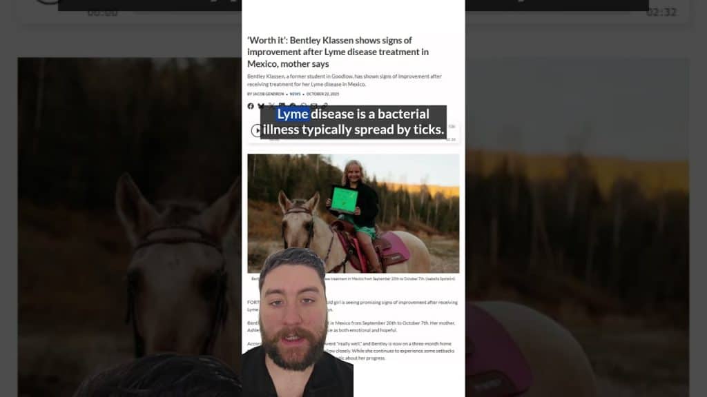 Young Girl Shows Signs of Improvement After Lyme Disease Treatment