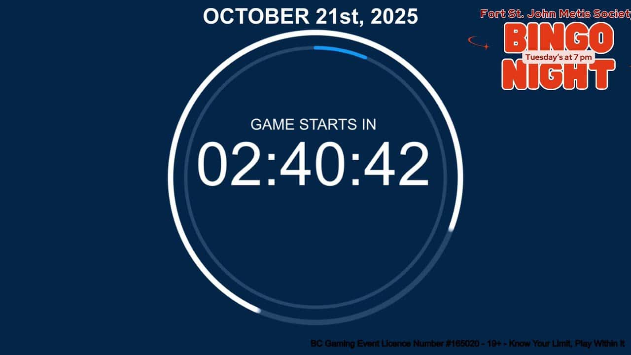 OCTOBER 21st, 2023 countdown for MooseMedia digital marketing event in Fort St. John, BC.