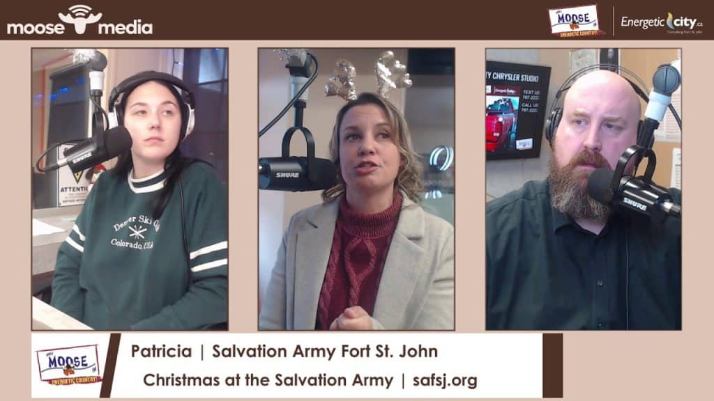 High-quality radio interview with Salvation Army Fort St. John staff.
