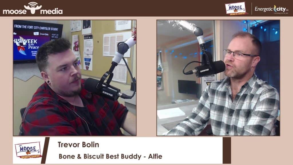 Radio interview featuring Trevor Bolin and Alfie.