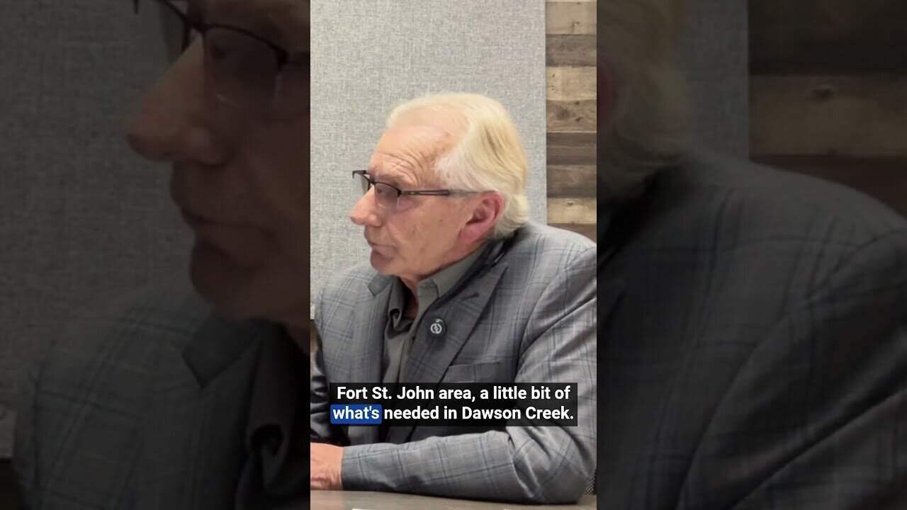 Clear view of a mature man discussing community needs.