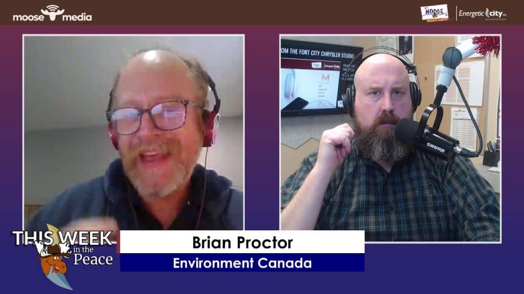 Interview with Environment Canada expert discussing climate change impacts.