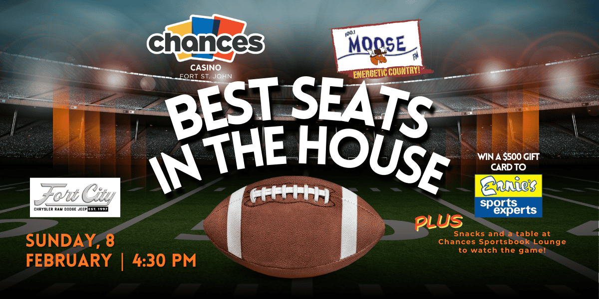 Chances Casino Best Seats in the House Supported by Fort City Chrysler!
