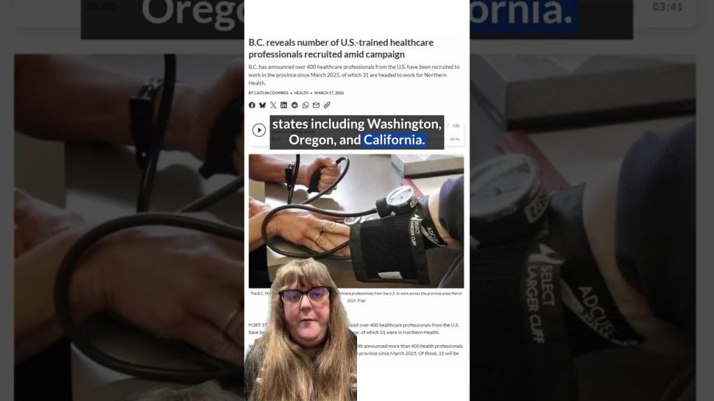 BC Reveals Number of US-Trained Healthcare Professionals Recruited