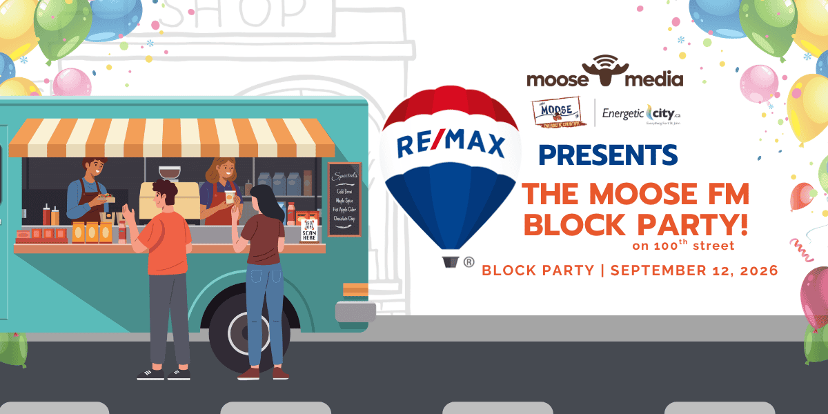 Food vendor registration for Moose Media's Block Party event. Join us on September 12, 2026, at 100t.