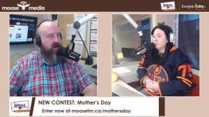 Mother's Day 2026 contest promotion with radio hosts discussing the event.