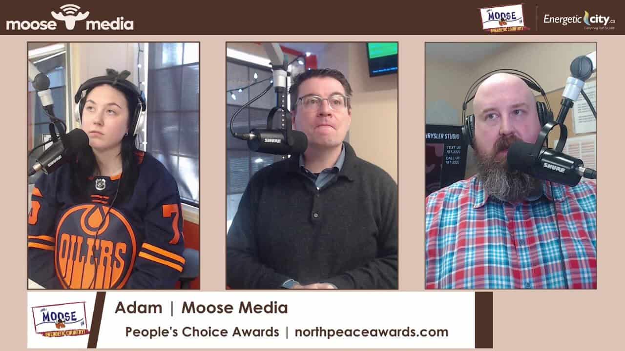 Moose Media hosts North Peace People's Choice Awards winners announcement.