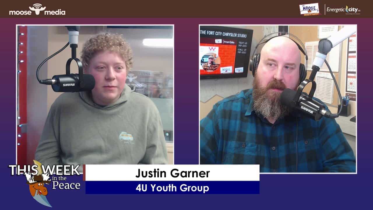 Youth group member Justin Garner speaking on MooseMedia radio show.