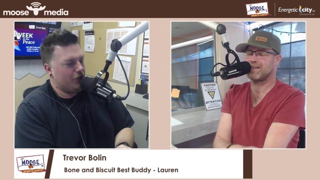Radio interview with Trevor Bolin about Bone and Biscuit Best Buddy event.