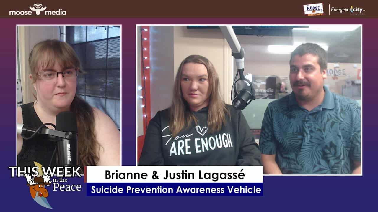 Interview with Brianna and Justin Lagassé on MooseMedia about suicide prevention awareness.