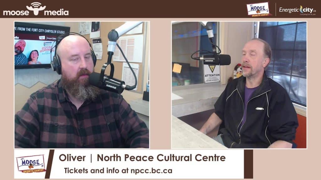 Interview at North Peace Cultural Centre for NPCC event.