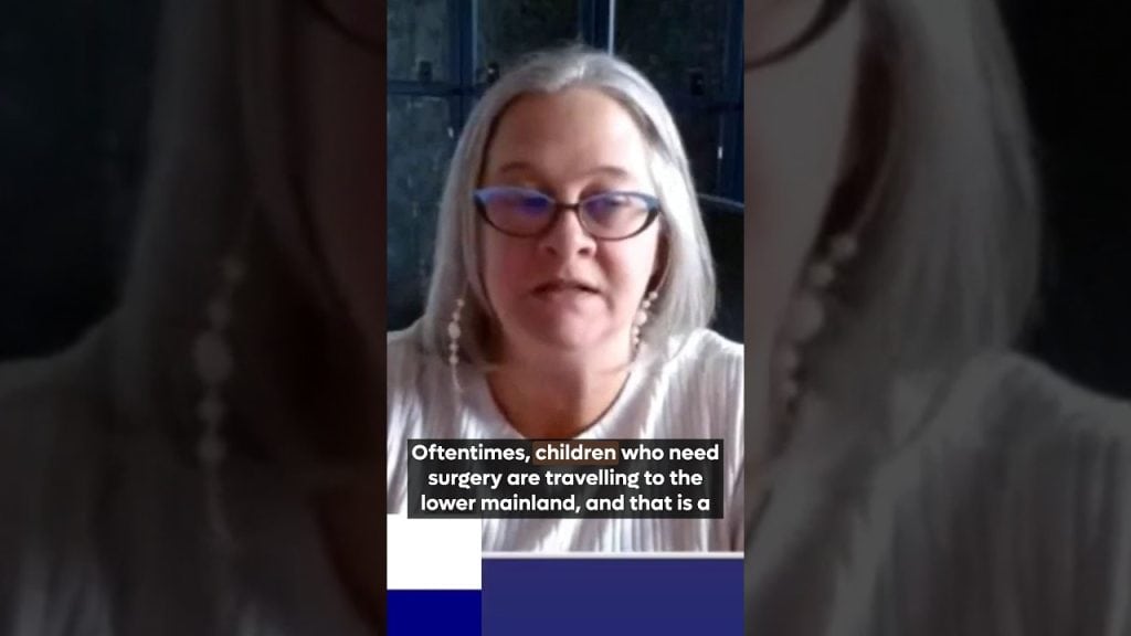 Child traveling for surgery in the lower mainland, healthcare access.