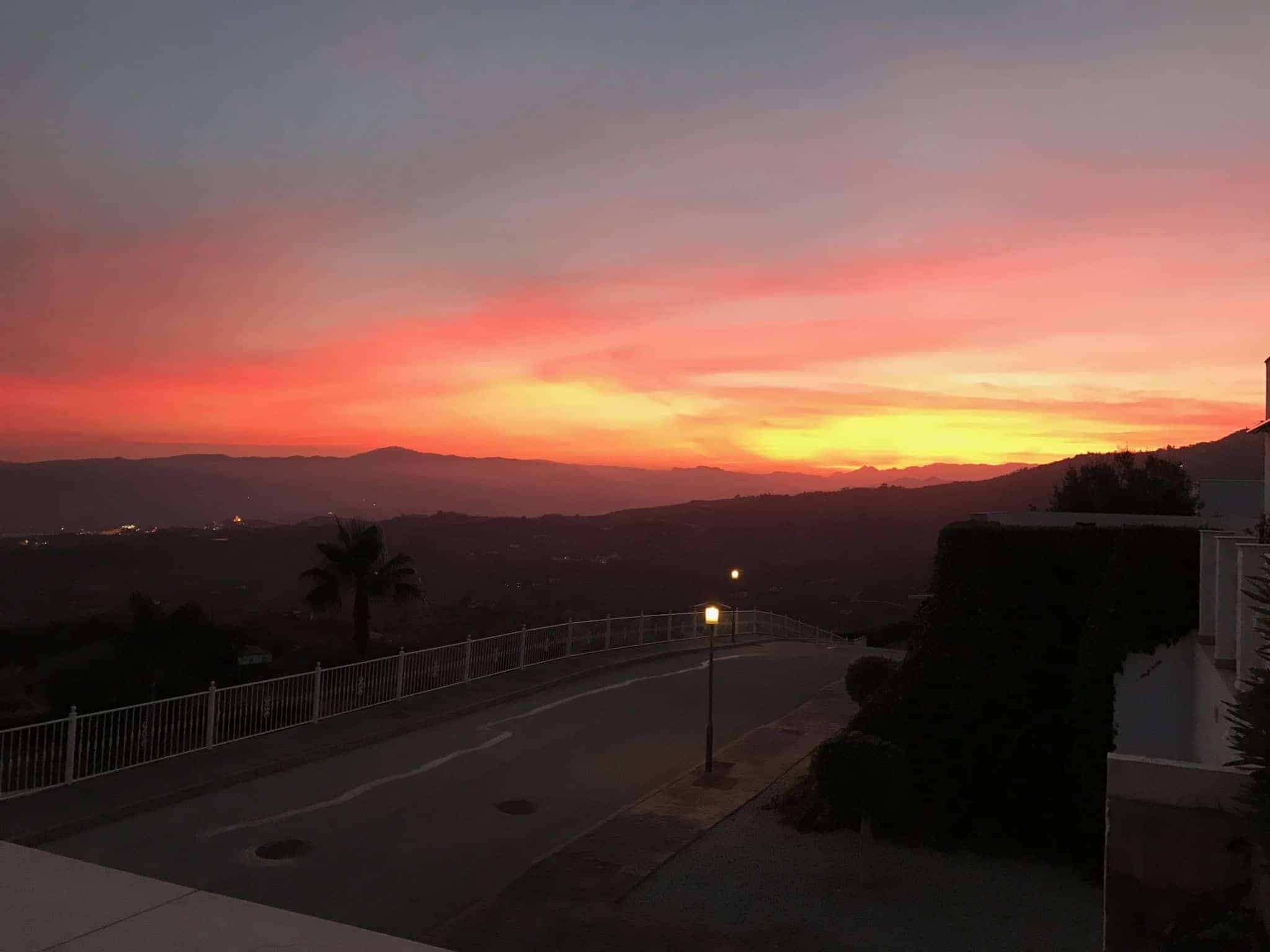 En typisk dag på Bjerget bag Torre del Mar