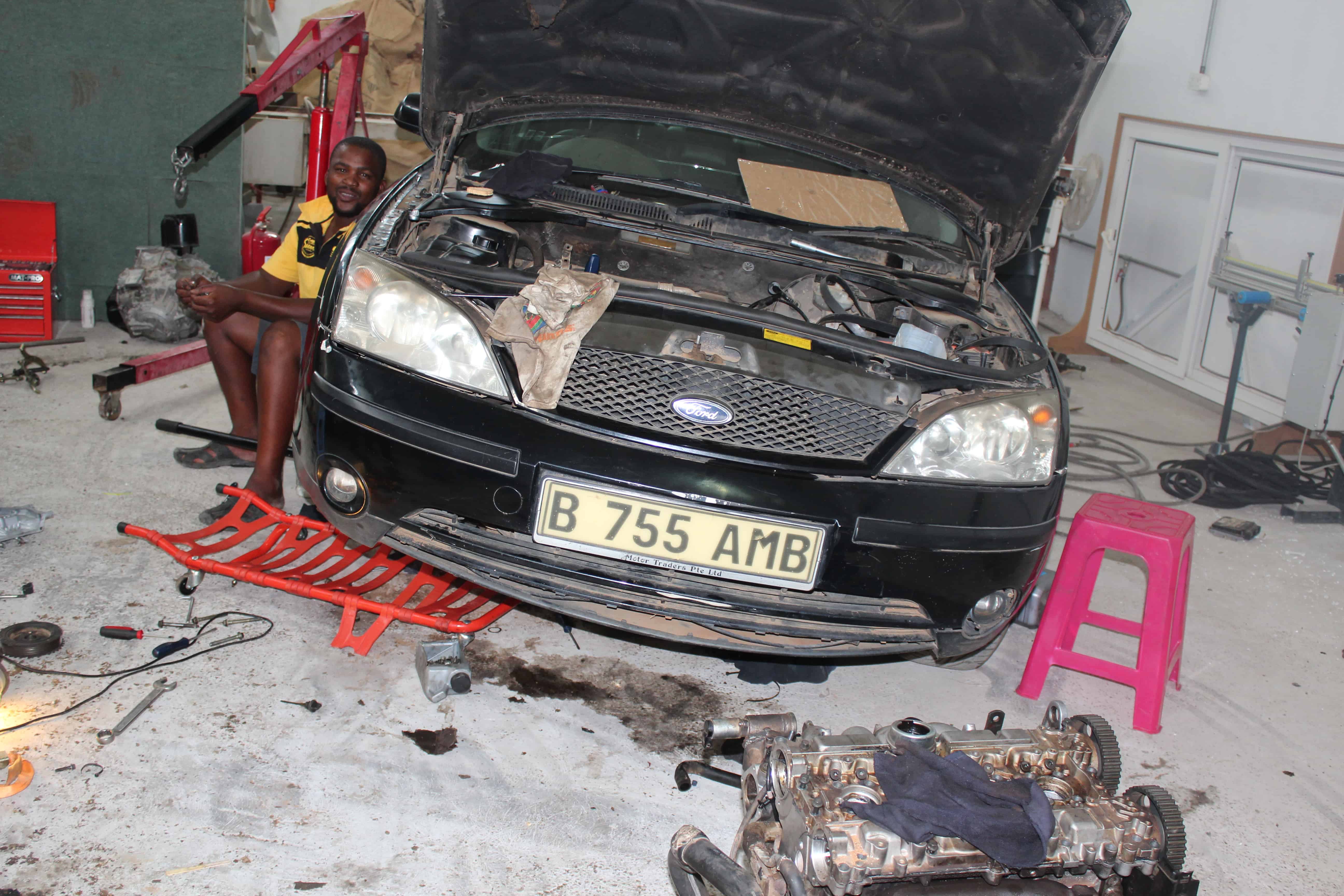 Botswana - lige efter ankomsten