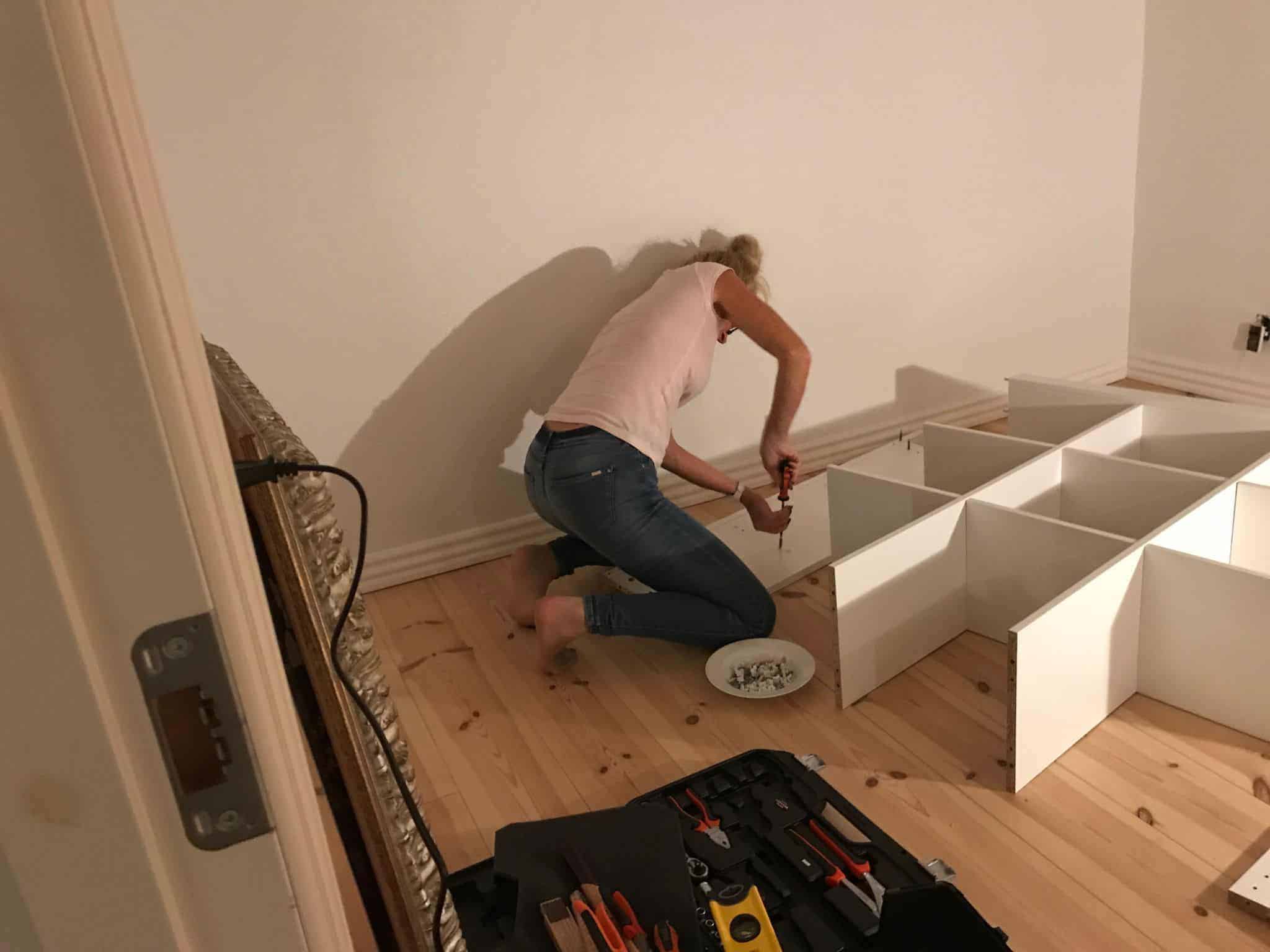 Hjemmekontoret oser af hygge og godt blandet...