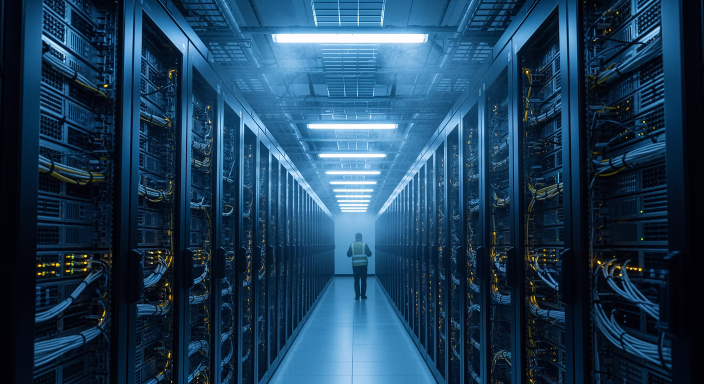 Gartner stock analysis data center server racks supporting enterprise IT research