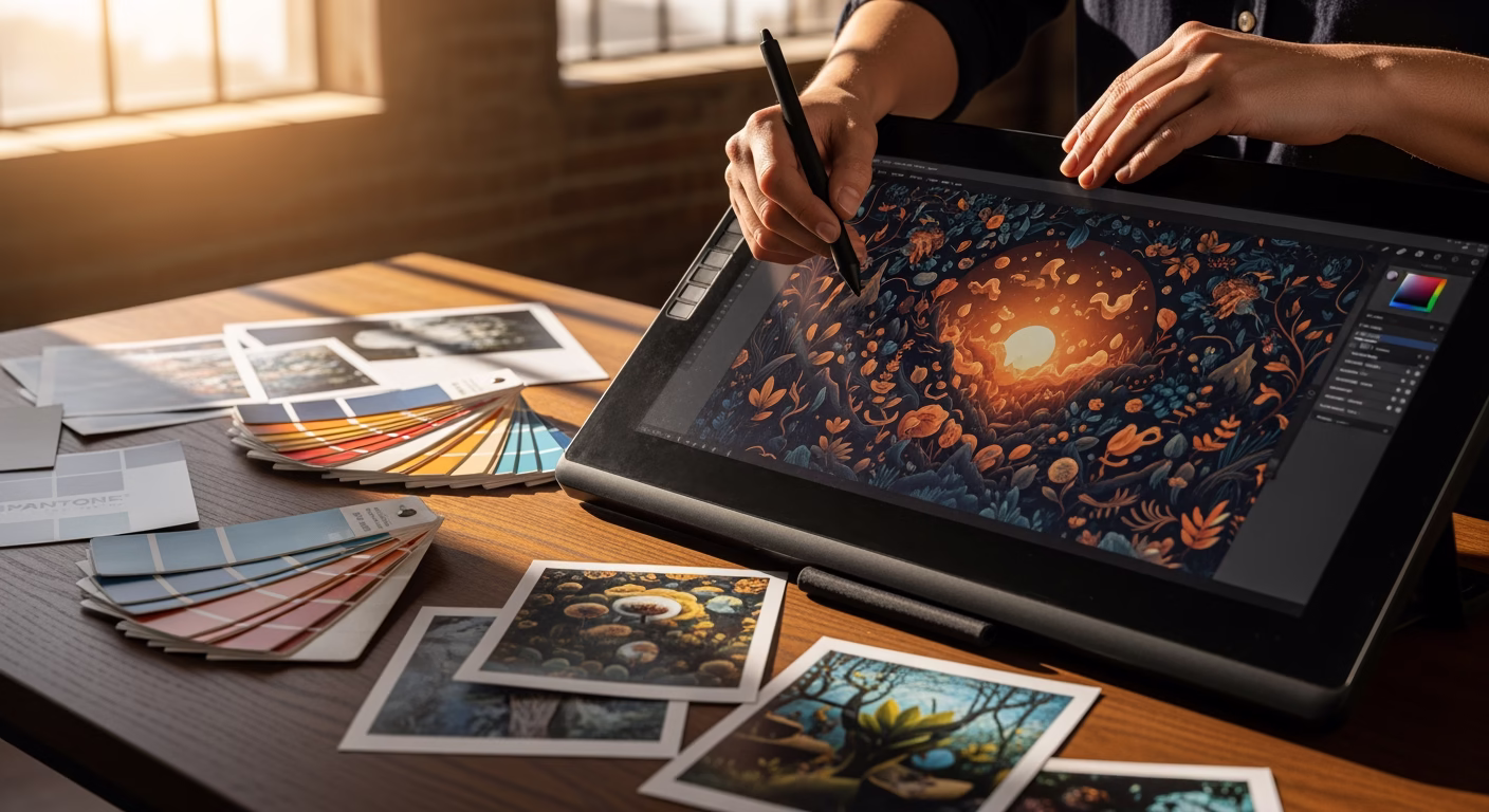 Adobe stock analysis of creative software studio workstation