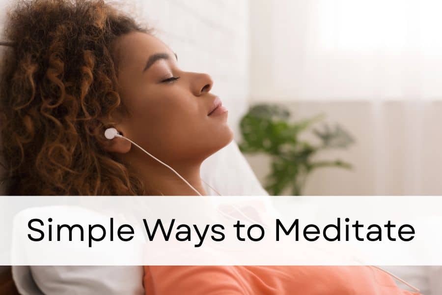 ways to meditate