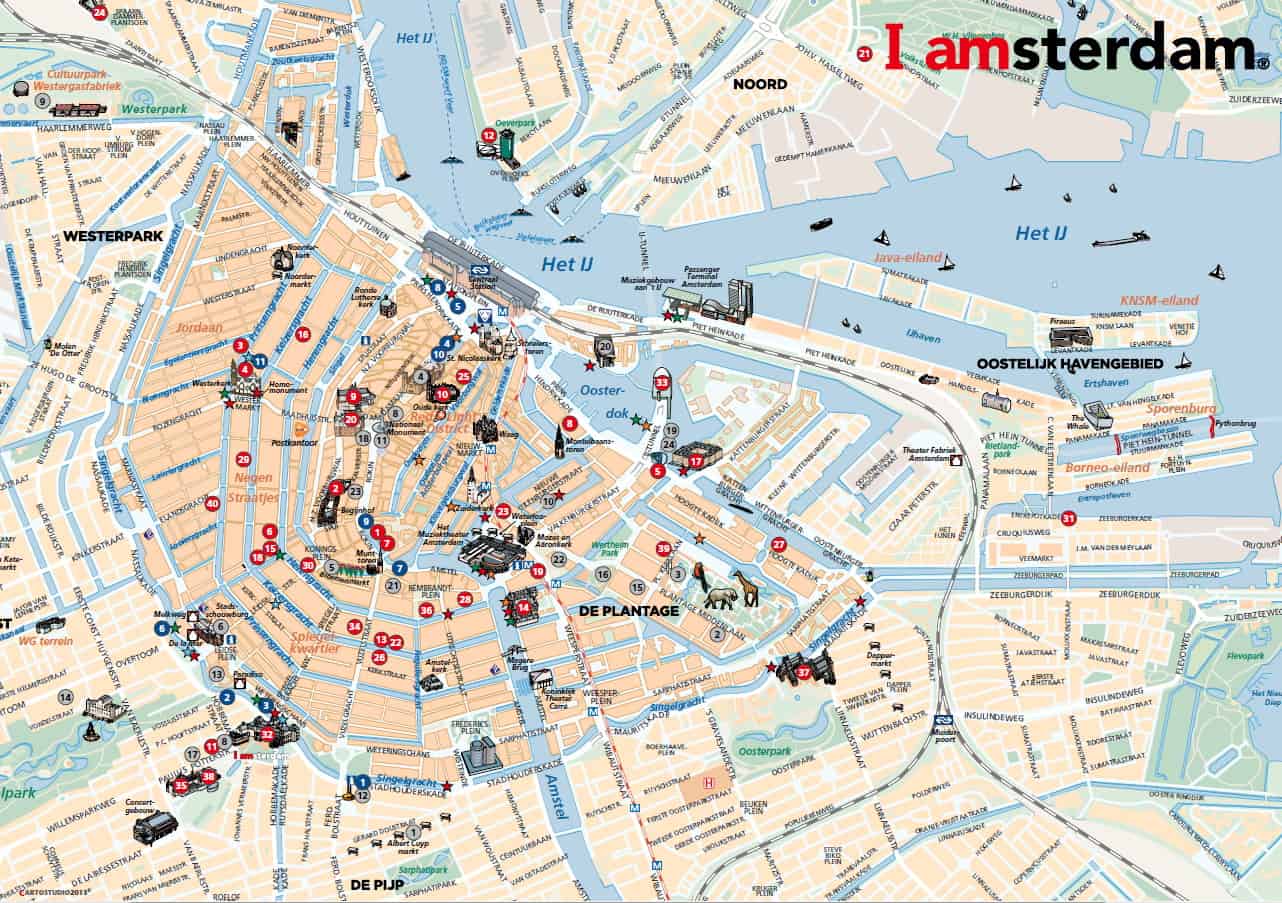 Rondrit Amsterdam 1 Kaart
