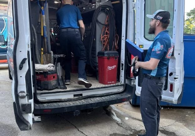 Plumber-and-a-Mr-Drippy-Plumbing-Van