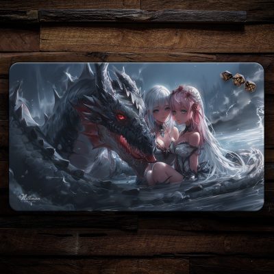 Deadly Dragon's Capture, Anime MTG Playmat