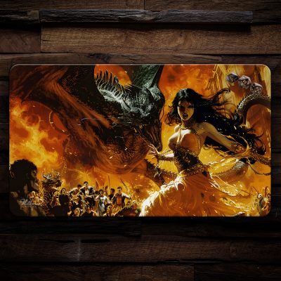 Mtg dragon playmat  - dragon mage's vengeance playmat