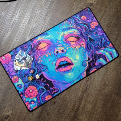 Mtg zombie playmat, dia de los muertos playmat