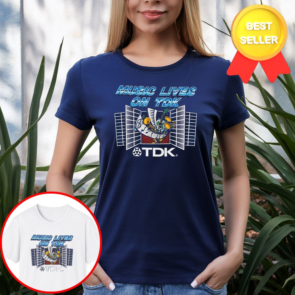 Music Lives On TDK Comfort Color Shirt