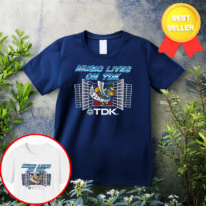 Music Lives On TDK Comfort Color Shirt