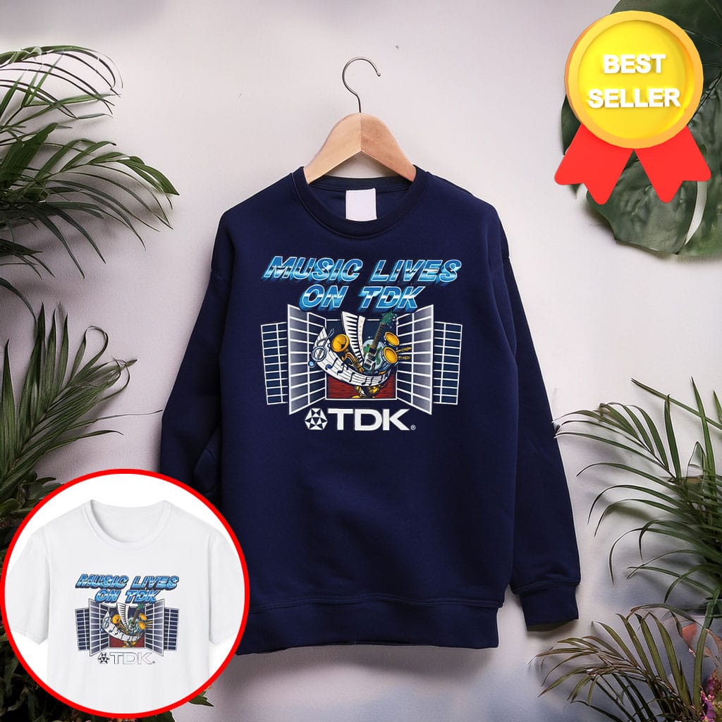 Music Lives On TDK Comfort Color Shirt